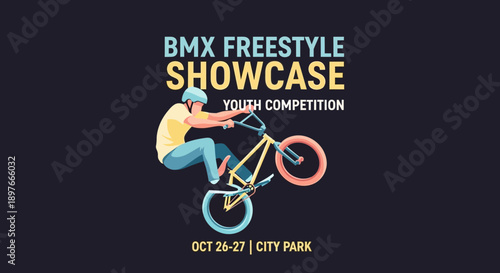 BMX Freestyle Showcase Youth Competition Event Announcement