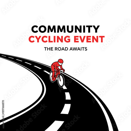 Community Cycling Event The Road Awaits Bicycle Race Promotion
