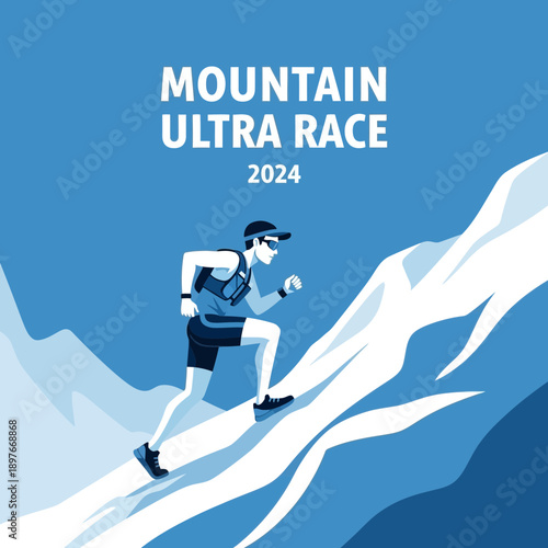 Depiction Of A Mountain Ultra Race In 2024 Displaying Athletic Endurance And Challenge