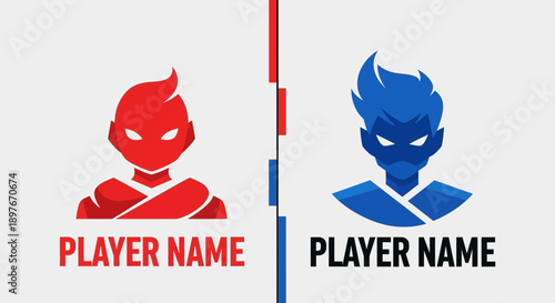 Dynamic Duo Esport Mascots Facing Off For Victory