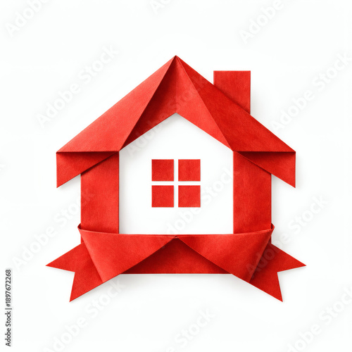Origami Home with Ribbon: A...