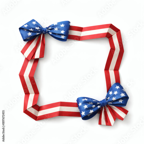 Patriotic Frame: A striking...