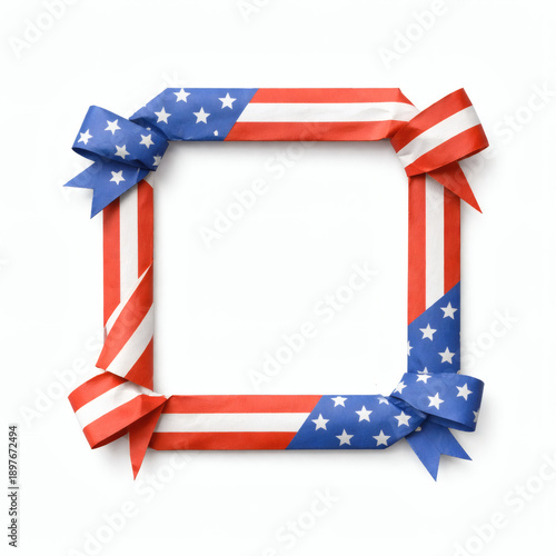 Patriotic Frame: A striking...