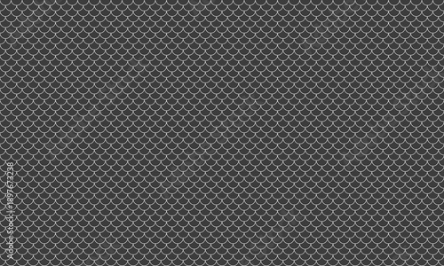 Wallpaper Mural Abstract grayscale seamless pattern.  Elegant, subtle texture of repeating scalelike shapes. Ideal for backgrounds, website design, or print projects seeking a sophisticated and modern feel. Torontodigital.ca