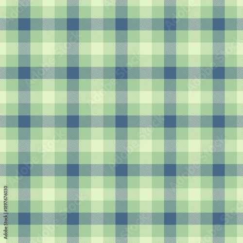 Vector tartan pattern presents bold crisscross stripes, seamless fabric texture, popular plaid background choice for apparel mockups, wrapping paper, interior design visuals.