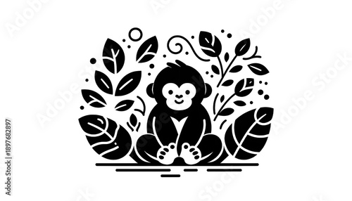 Cute and beautiful animal illustration