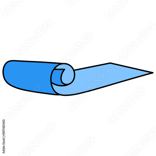 yoga mat illustration