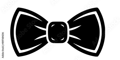 Formal Bowtie Fashion Accessory Icon
