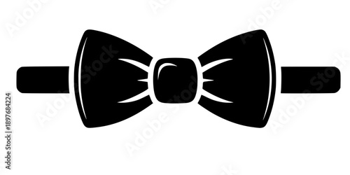 Formal Bowtie Fashion Accessory Icon
