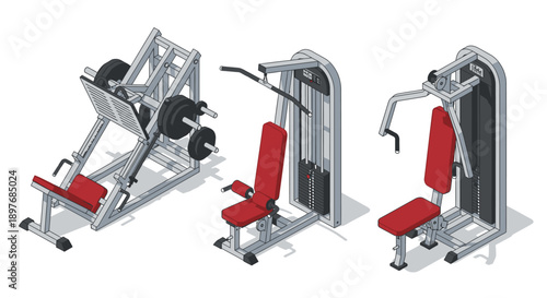 Multi Functional Gym Equipment Machines.