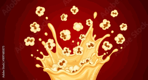 Butter and Popcorn Splash