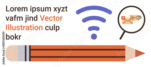 Education, digital tools, communication, online learning, email technology, data analysis. wireless signal, email notification and pencil technology and learning. Education and digital tools