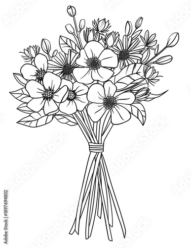flower coloring pages, adult coloring pages, stress relief coloring page, mindfulness coloring, printable coloring pages