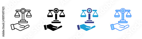 Legal Services  icon set multiple style collection