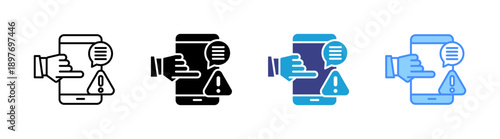 Self Service icon set multiple style collection