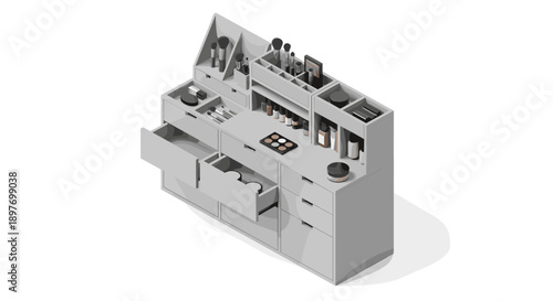 Industrial Control Panel with Electrical Components.