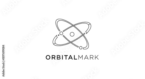 Orbital Mark Logo Design Element.