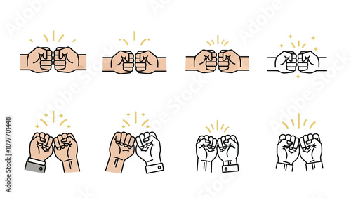 Fist Bump and Pinky Swear Icons