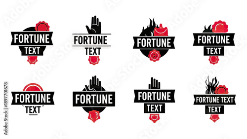 Fortune Teller Logo Badges Collection
