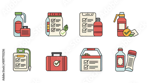 Medical and Health Care Icons Set