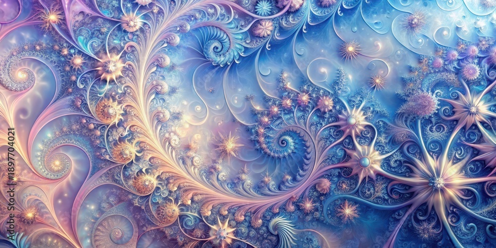 custom made wallpaper toronto digitalWhimsical Frost Flower Spiral An Enchanting Tapestry of Pastel Hues and Intricate Organic Forms