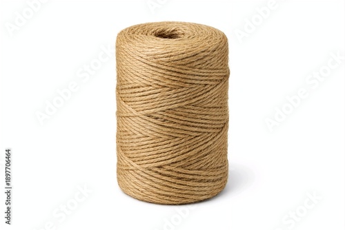 Wallpaper Mural Natural Jute Garden Twine Roll Isolated on White Background Torontodigital.ca