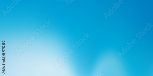 Winter Blue Gradient Background. Christmas blue white snowy landscape bg. Fluid wave soft transitions. For corporate presentations, app, digital and business projects. Vector illustration EPS 10.