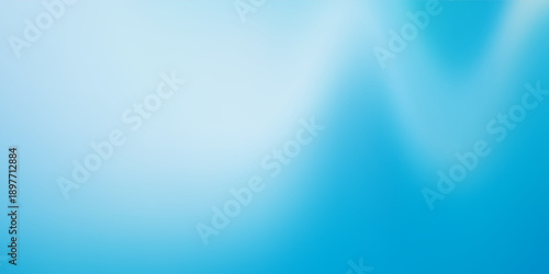 Winter Blue Gradient Background. Christmas blue white snowy landscape bg. Fluid wave soft transitions. For corporate presentations, app, digital and business projects. Vector illustration EPS 10.