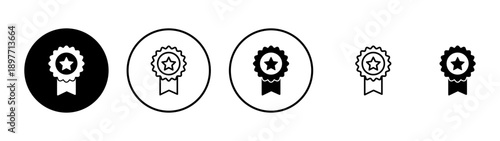 Badge icon vector. Awards icon vector. Achieve sign and symbols. Stamp