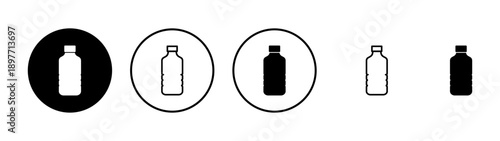 Bottle icon vector. bottle sign and symbol