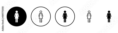 Female icon vector. woman sign and symbol