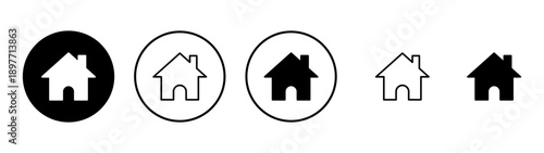 House icon vector. Home sign and symbol