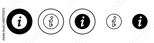 Information sign icon vector. about us sign and symbol. question mark icon