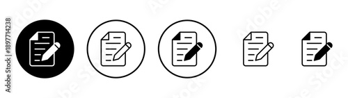 Note icon vector. notepad sign and symbol