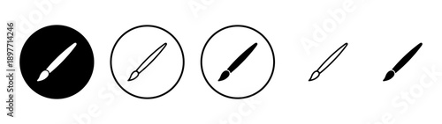 Paint icon vector. paint brush sign and symbol. paint roller icon vector