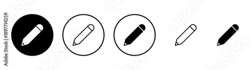 Pencil icon vector. pen sign and symbol. edit icon vector