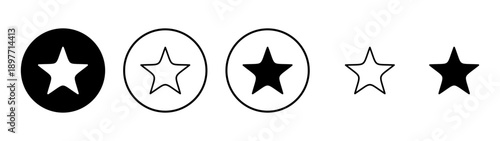 Star icon vector. rating sign and symbol. favourite star icon