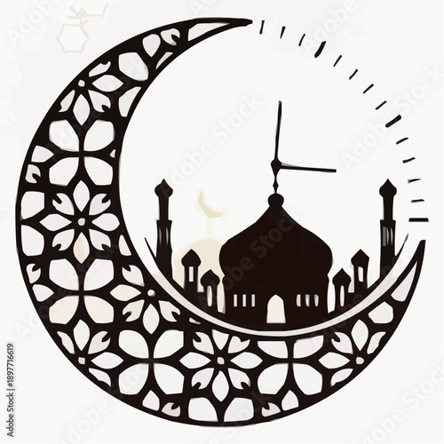 vector illustration of mosque