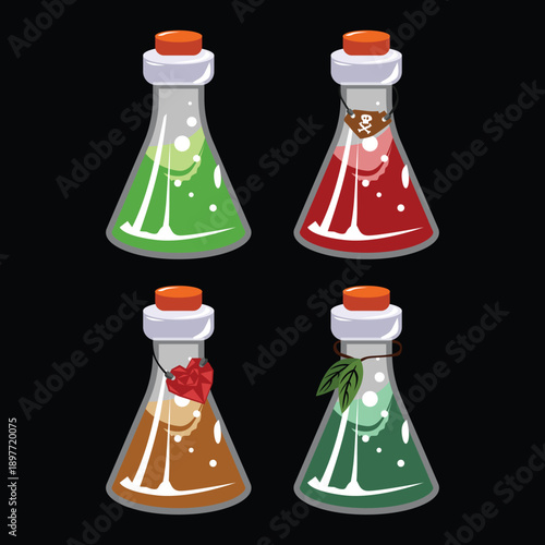 Potion illustration graphic