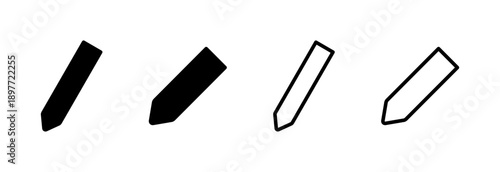Pencil icon vector illustration. pen sign and symbol. edit icon vector