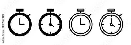 stopwatch icon vector illustration. Timer sign and symbol. Countdown icon. Period of time