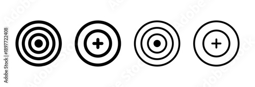 Target icon vector illustration. goal icon vector. target marketing sign and symbol
