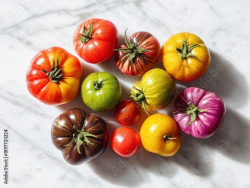 Vibrant assortment of heirl...