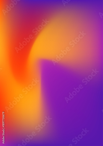 Dynamic flow of orange red and purple colors resembling a liquid lava lamp effect with modern aesthetic feel