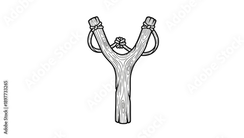 Detailed illustration of a metal yoke.