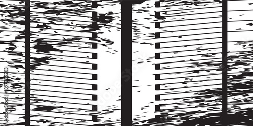 High contrast abstract background with vertical glitch texture and bold modern digital effect