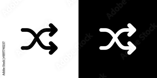 ランダム再生・シャッフルのアイコン