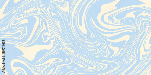 Background horizontal abstract with colorful waves Trendy vector illustration retro 60s, 70s style