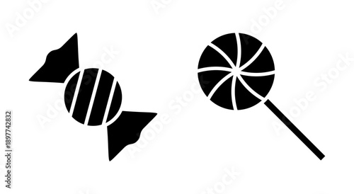 Candy icon symbol for apps and websites. candy sign and symbol.