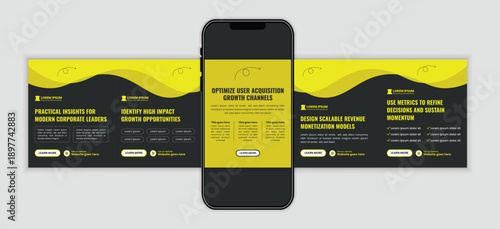 Corporate Business Growth Strategy Social Media Carousel Post Design Template